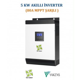 5000W / 48V Twi Akıllı inverter (Mppt 80AH Şarj Paralellenebilir)